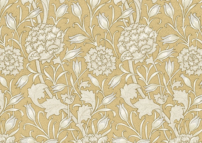 William Morris At Home Wild Tulip, Ochre - Twist&Fit Roller Blind - Image 6